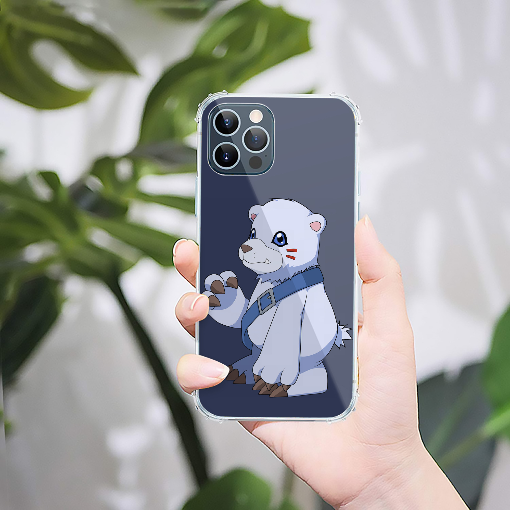 （画像用） Digimon デジタルモンスター/デジモン 【iPhone 12シリーズ対応】透明スマホケース（クリアソフトケース）